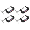 Junior C-Clamp Set 51 x 32mm 4pc