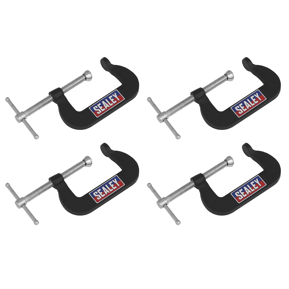 Junior C-Clamp Set 51 x 32mm 4pc