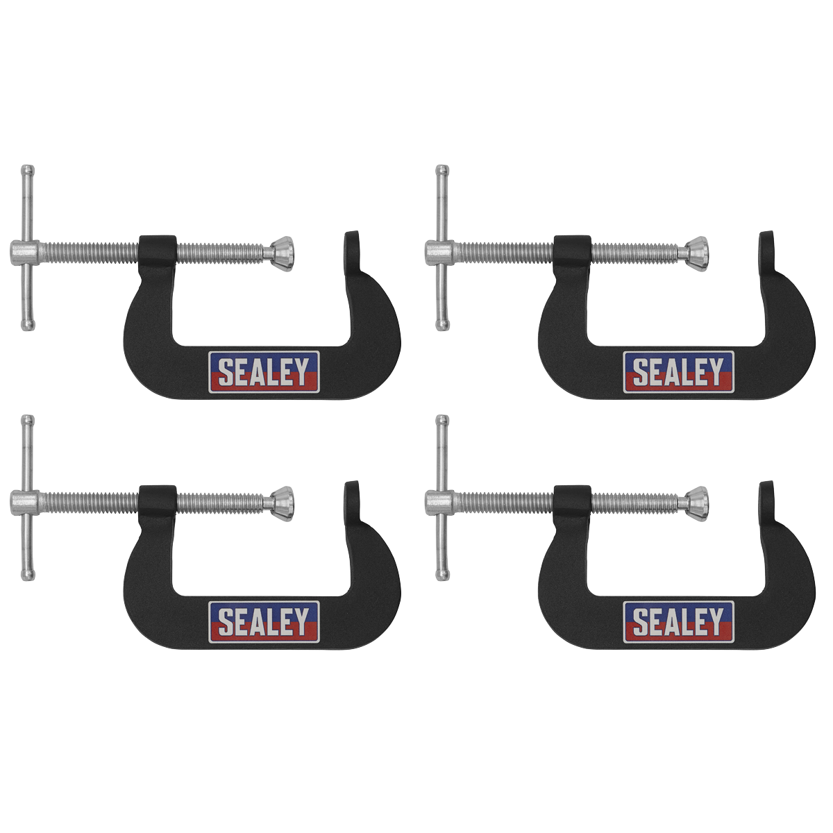 Junior C-Clamp Set 51 x 32mm 4pc