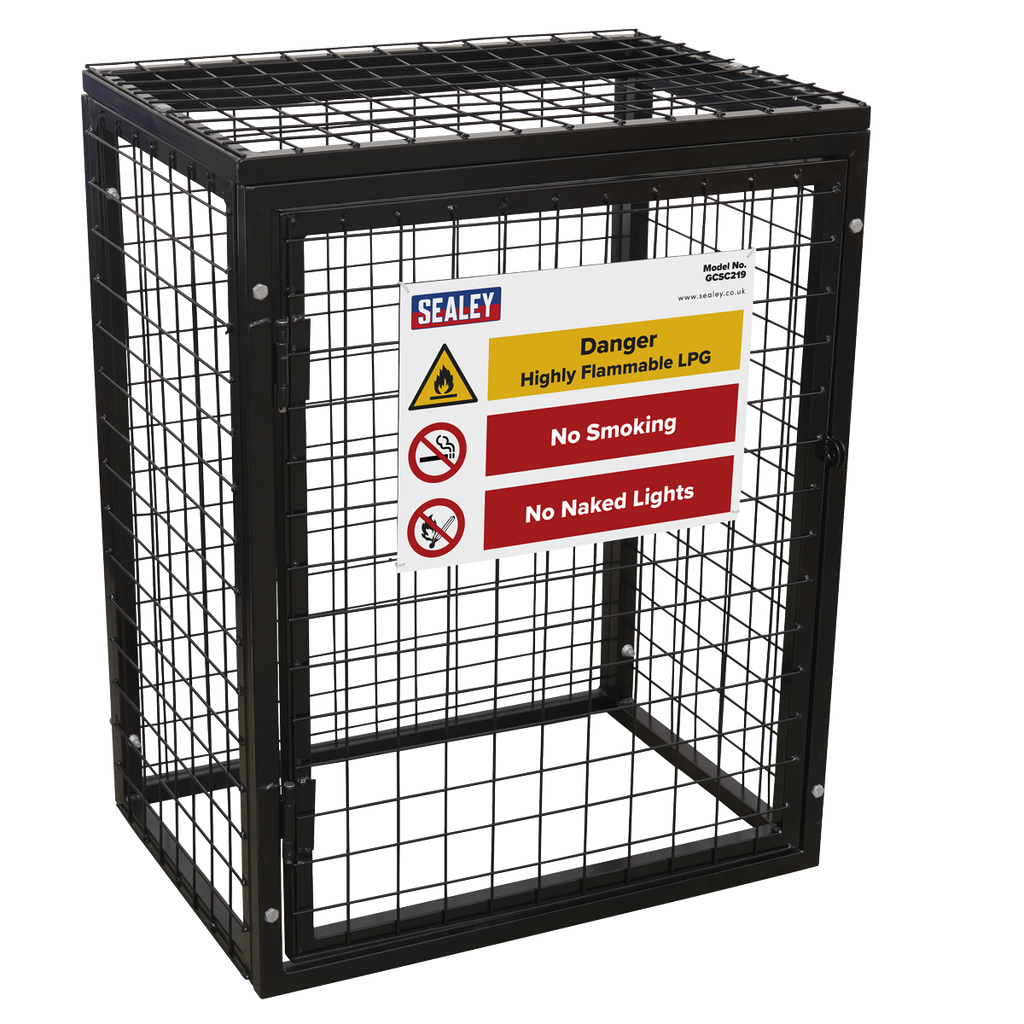 Gas Cylinder Safety Cage -  2 x 19kg
