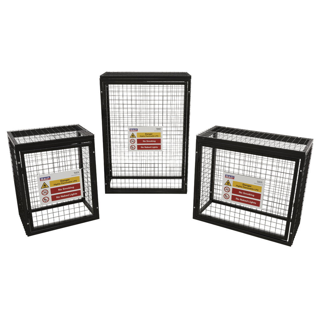 Gas Cylinder Safety Cage - 2 x 47kg