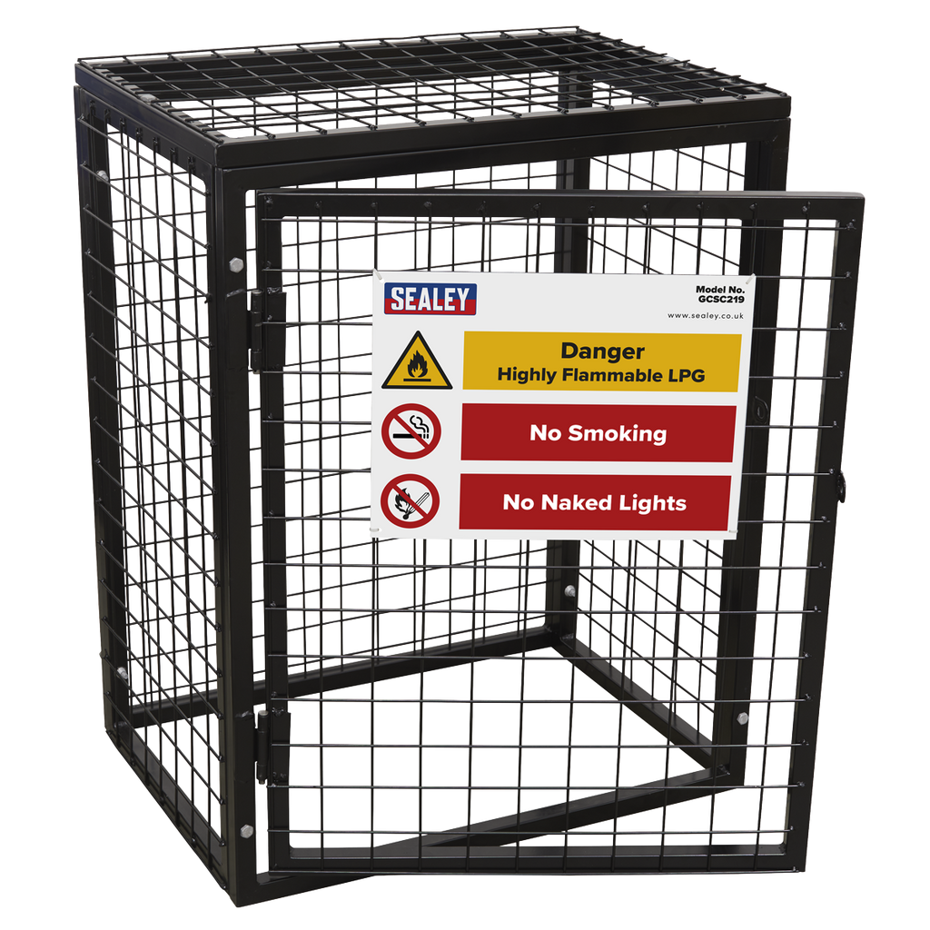 Gas Cylinder Safety Cage -  2 x 19kg
