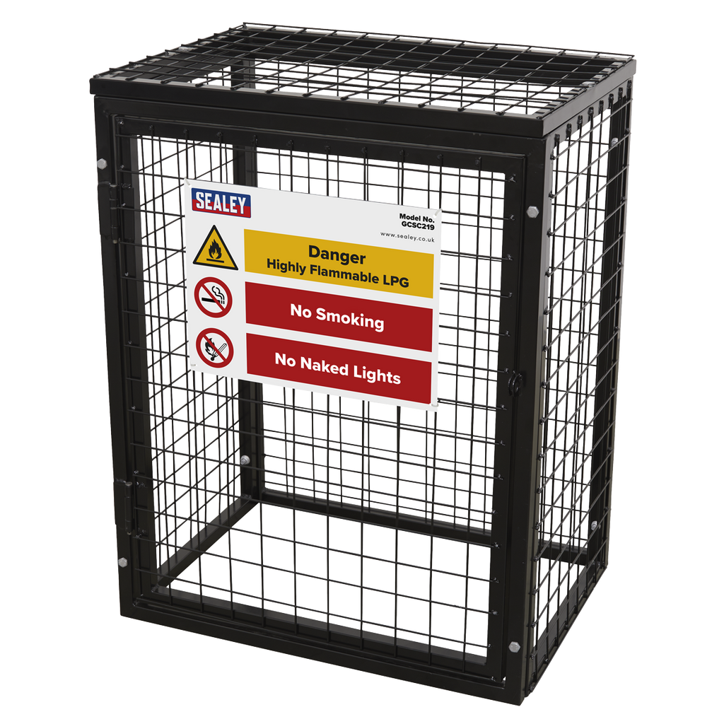 Gas Cylinder Safety Cage -  2 x 19kg
