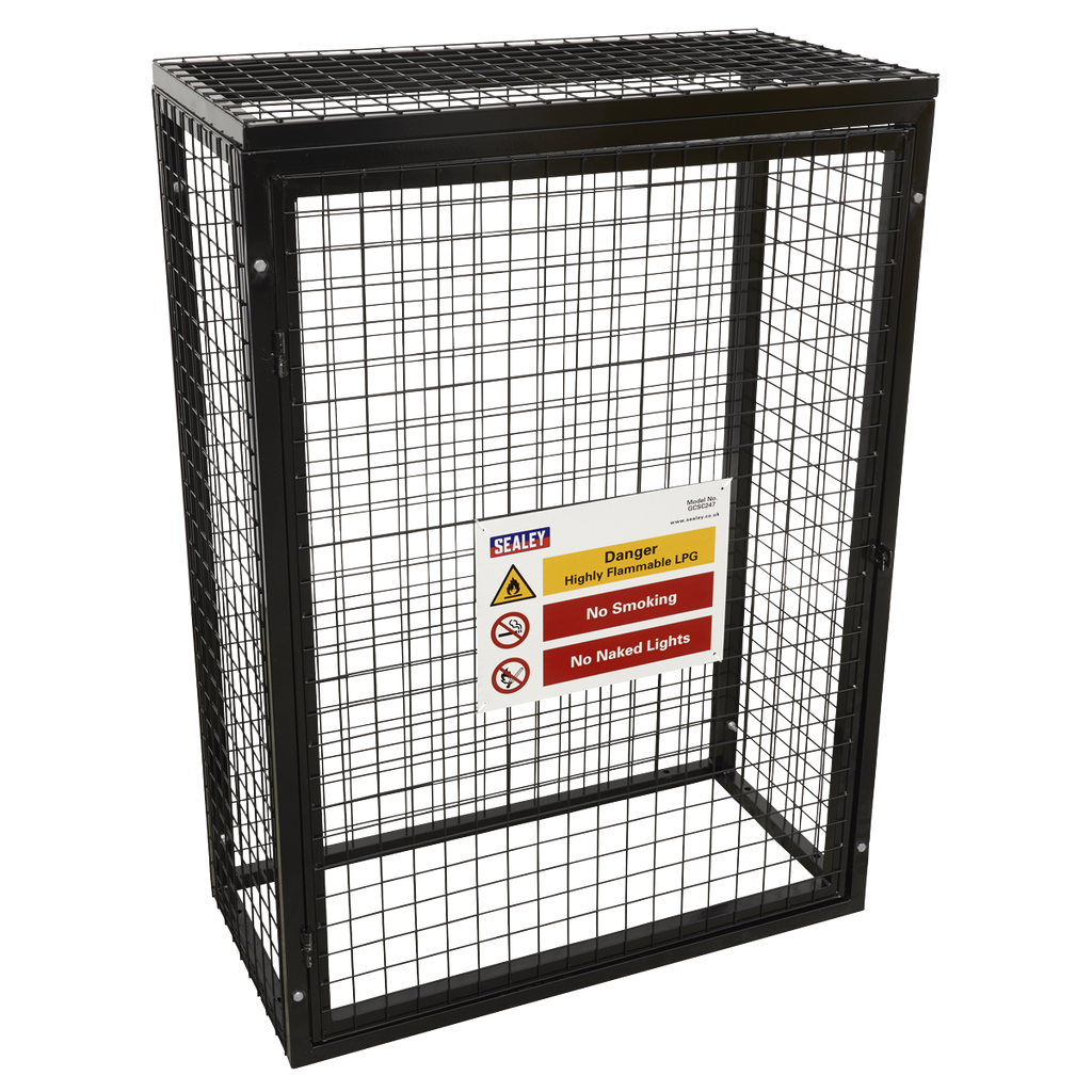Gas Cylinder Safety Cage - 2 x 47kg