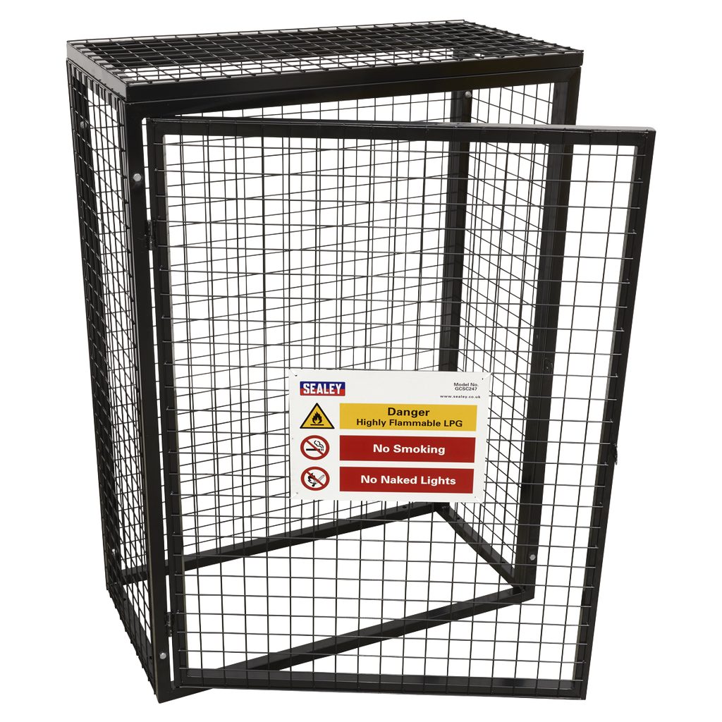 Gas Cylinder Safety Cage - 2 x 47kg