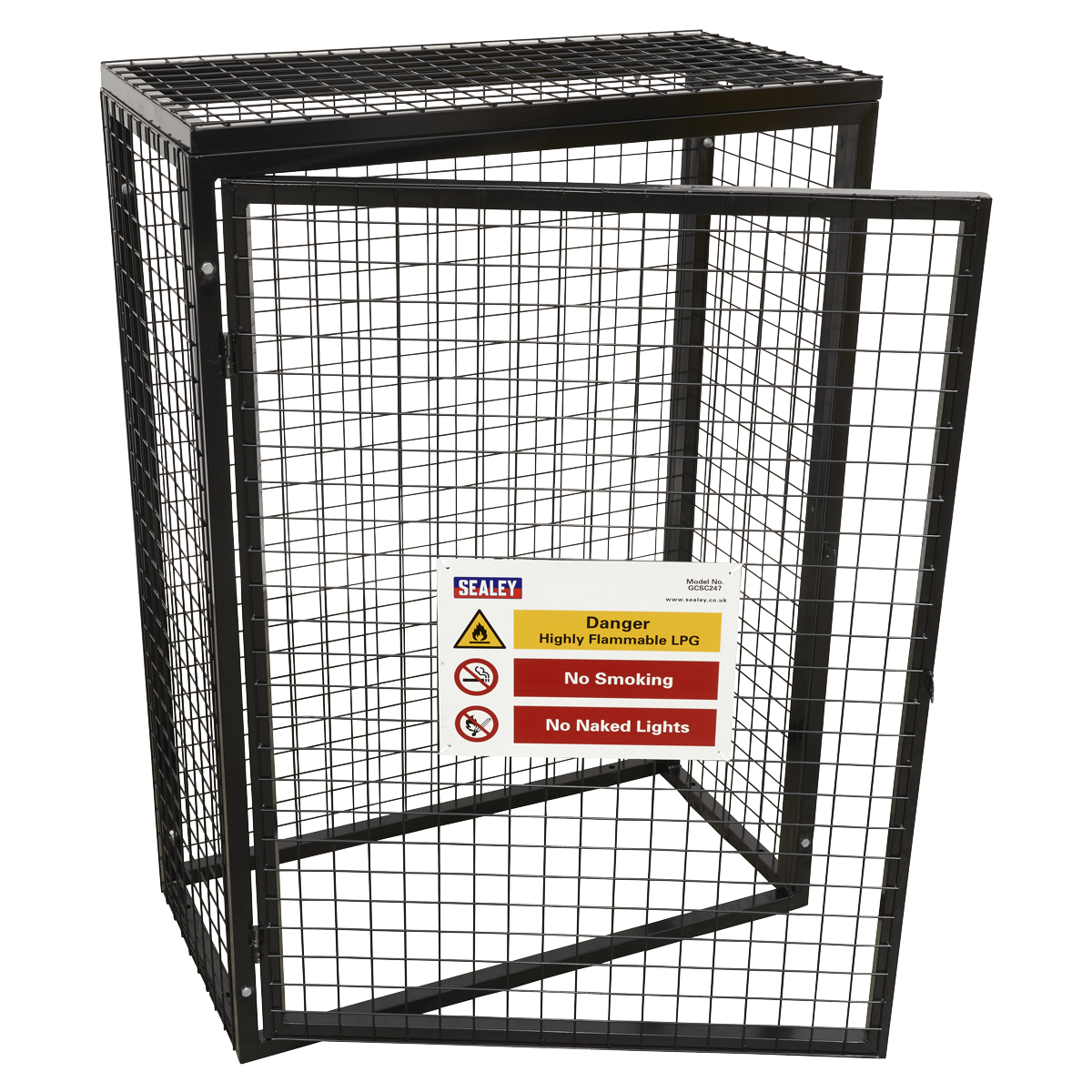 Gas Cylinder Safety Cage - 2 x 47kg