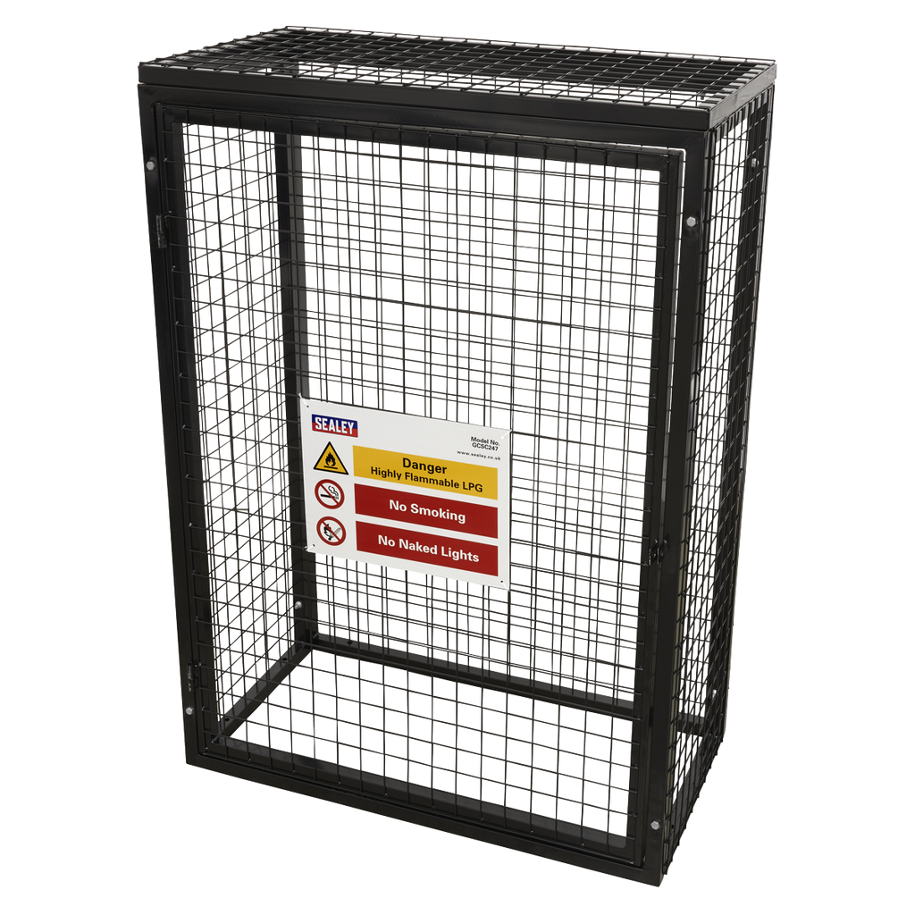 Gas Cylinder Safety Cage - 2 x 47kg