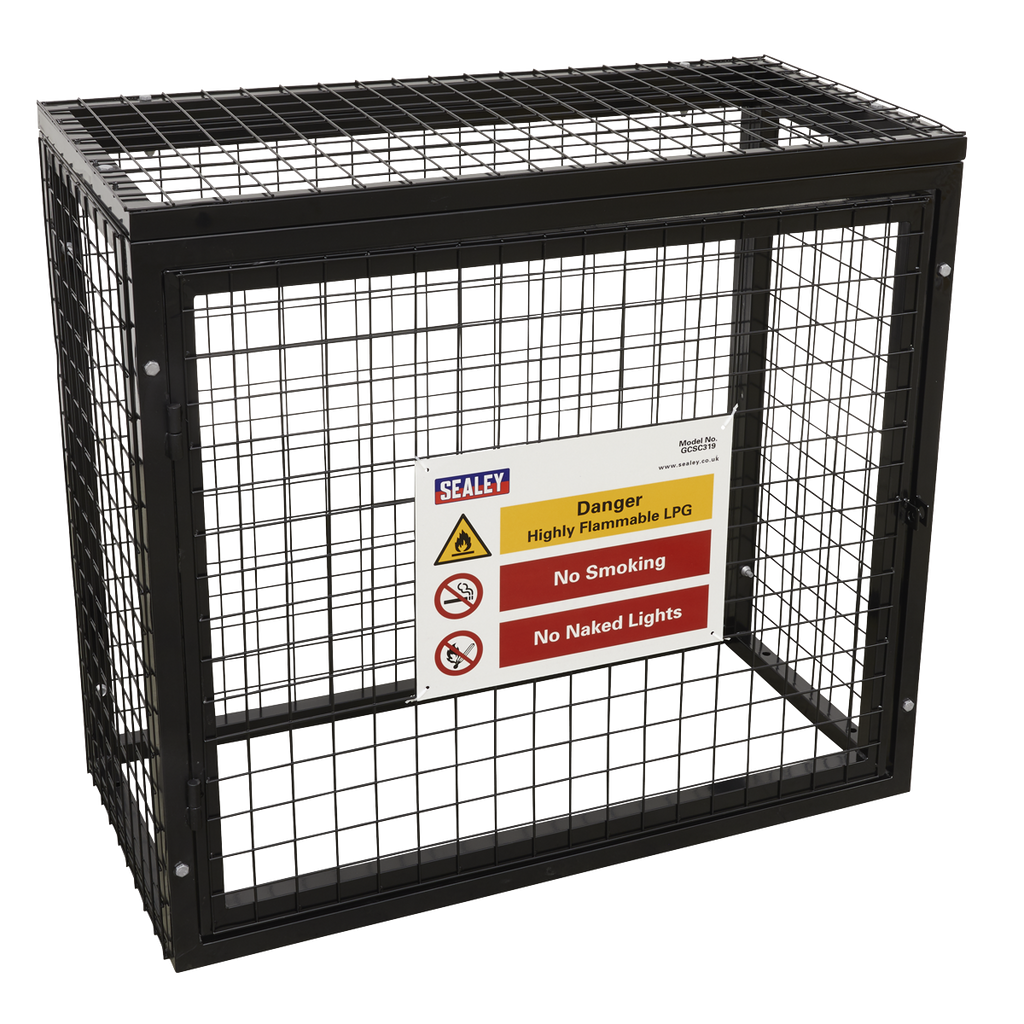 Gas Cylinder Safety Cage - 3 x 19kg