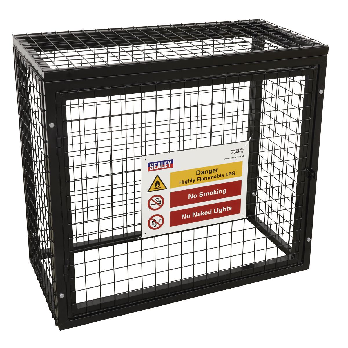 Gas Cylinder Safety Cage - 3 x 19kg