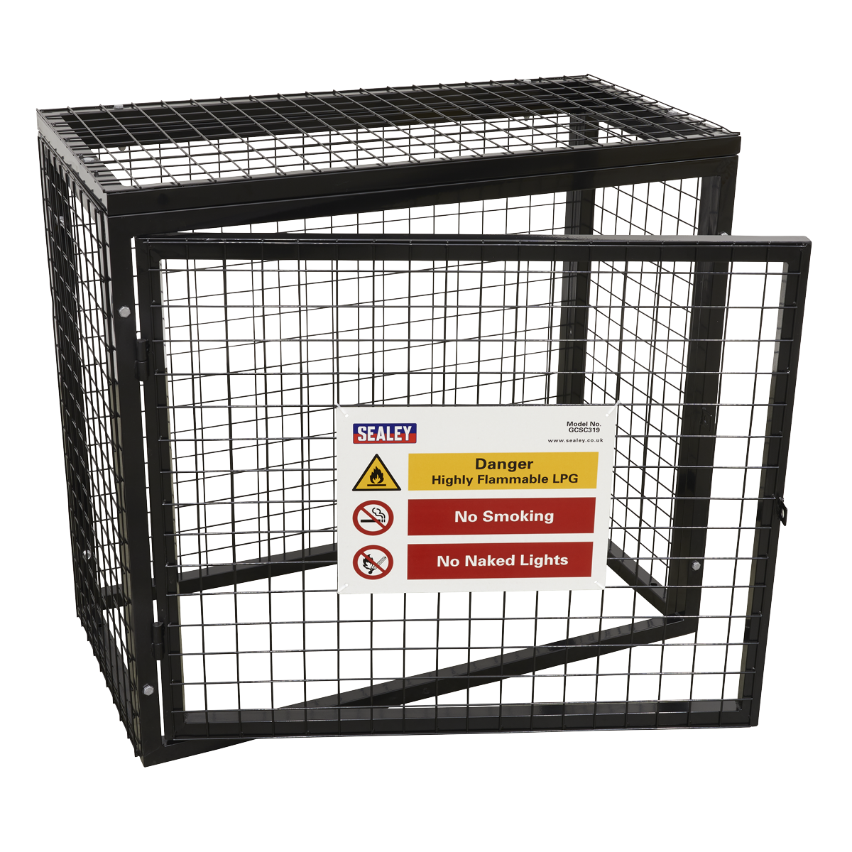 Gas Cylinder Safety Cage - 3 x 19kg