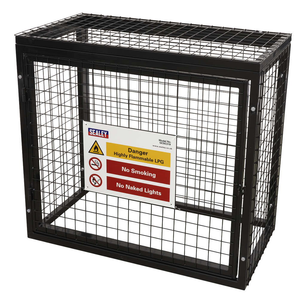 Gas Cylinder Safety Cage - 3 x 19kg