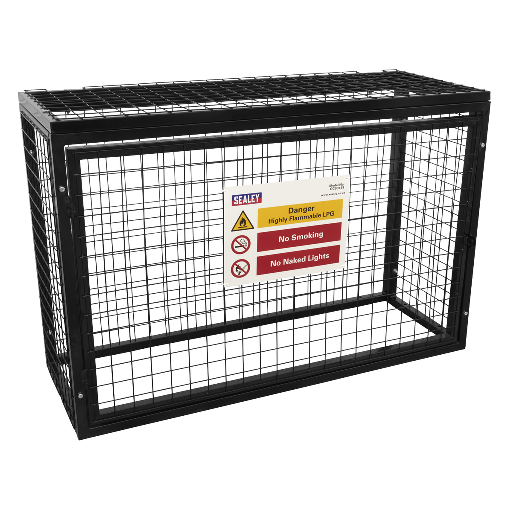 Gas Cylinder Safety Cage - 4 x 19kg