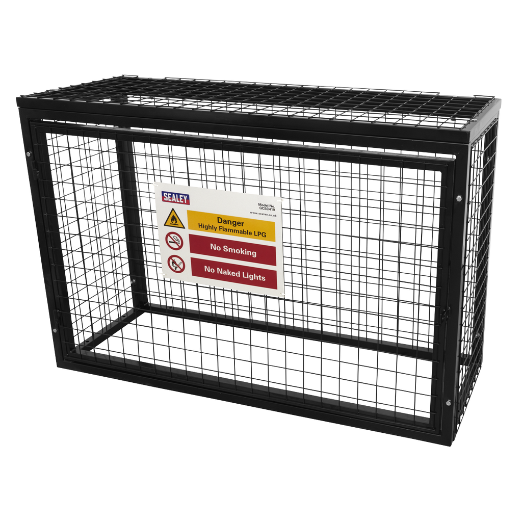 Gas Cylinder Safety Cage - 4 x 19kg