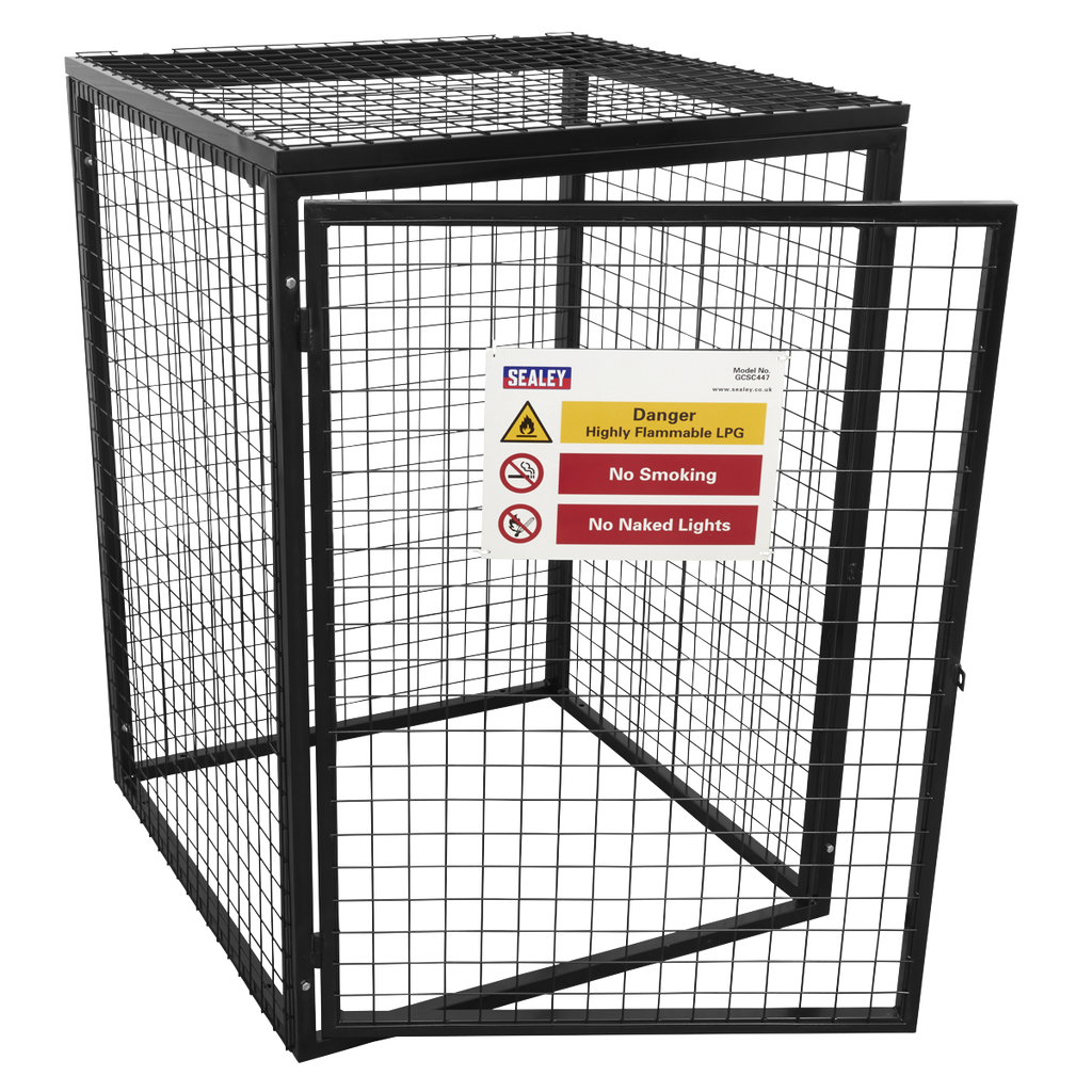 Gas Cylinder Safety Cage - 4 x 47kg