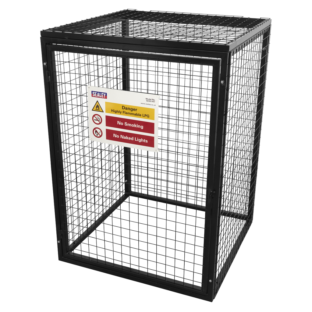 Gas Cylinder Safety Cage - 4 x 47kg
