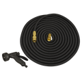 Ø17mm Expandable Garden Hose Black 15m Premium