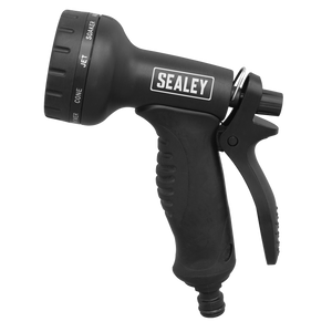 Sealey GH30E Expandable Flexible Water Garden Hose 17mm with Spray Gun, 30 Metre, Black