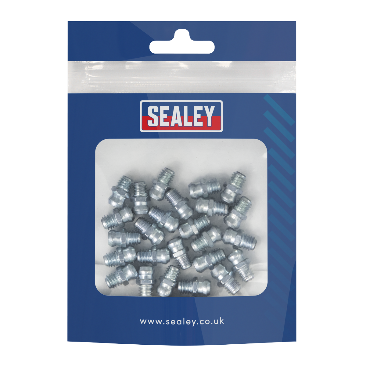 Straight Grease Nipple 6 x 1mm - Pack of 25