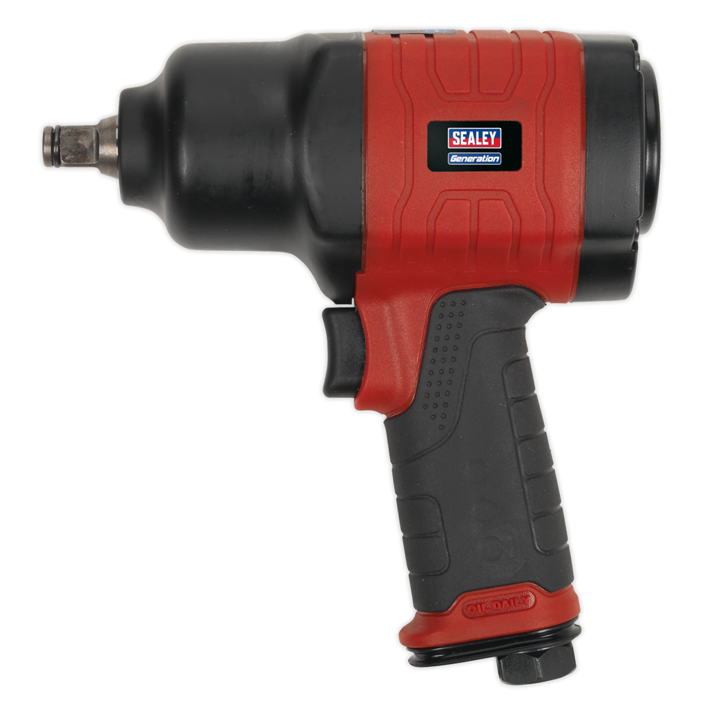 Generation Composite Twin Hammer Air Impact Wrench 1/2"Sq Dr