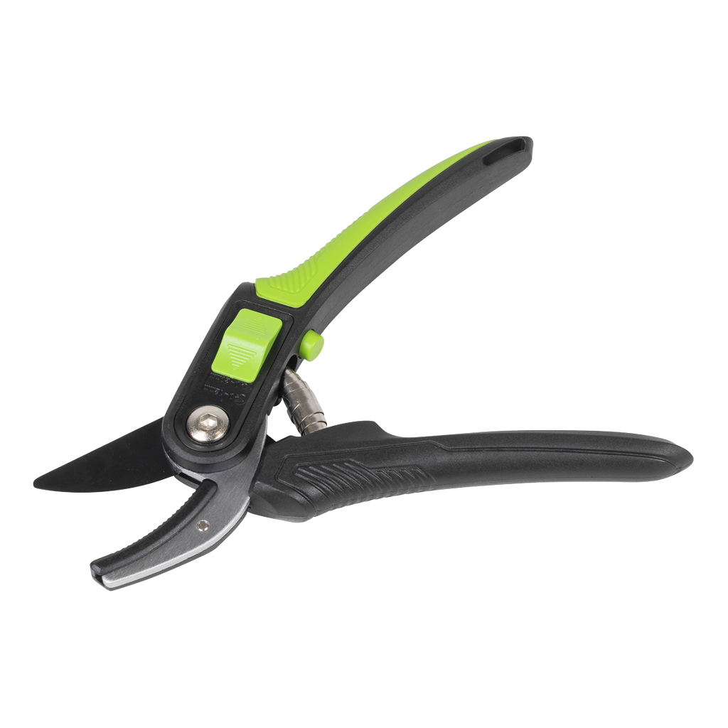 Anvil Secateurs with Soft Grip Handle, 3-Stage Safety Lock &