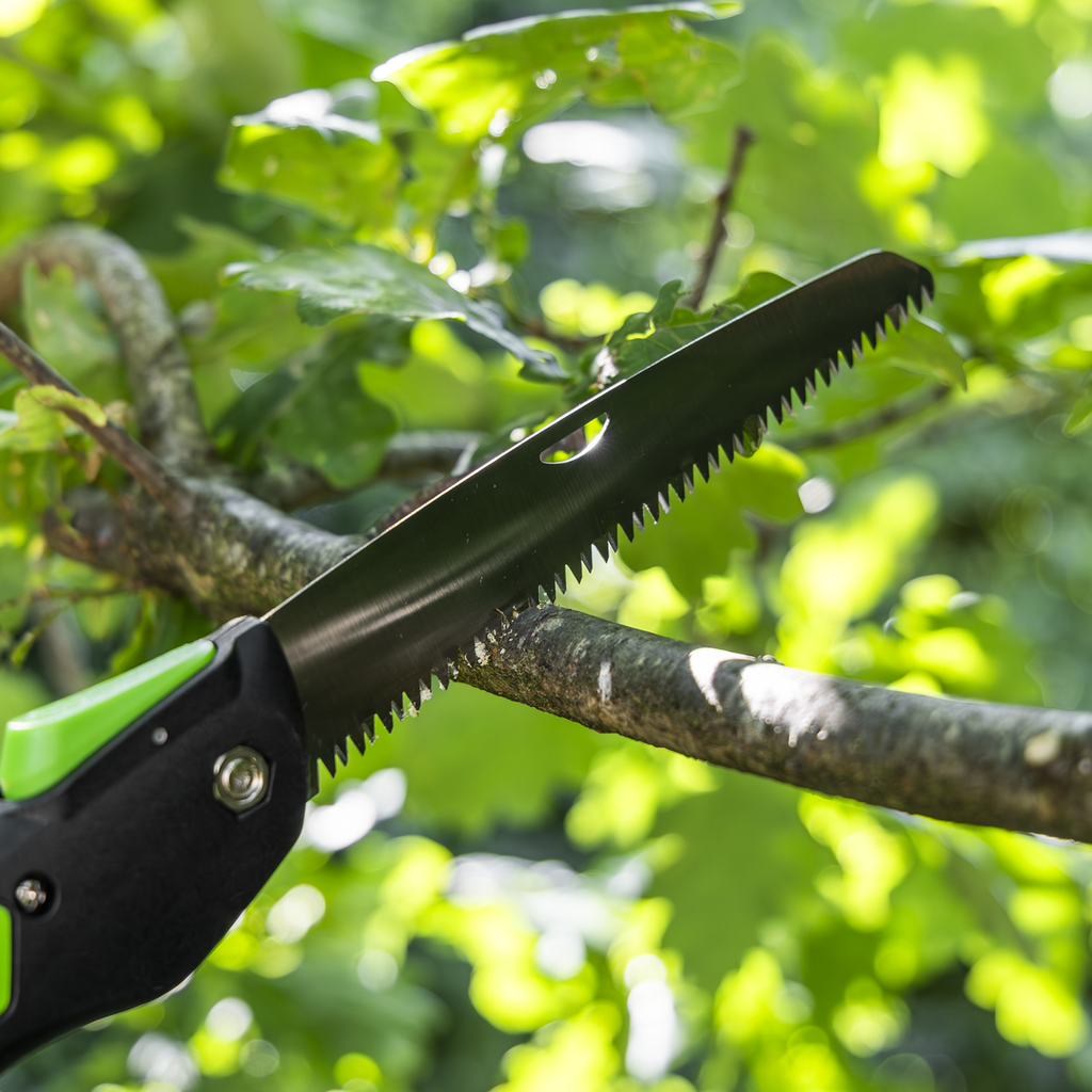 Folding Pruning Saw with Soft Grip Handle, 2 Cutting Positio