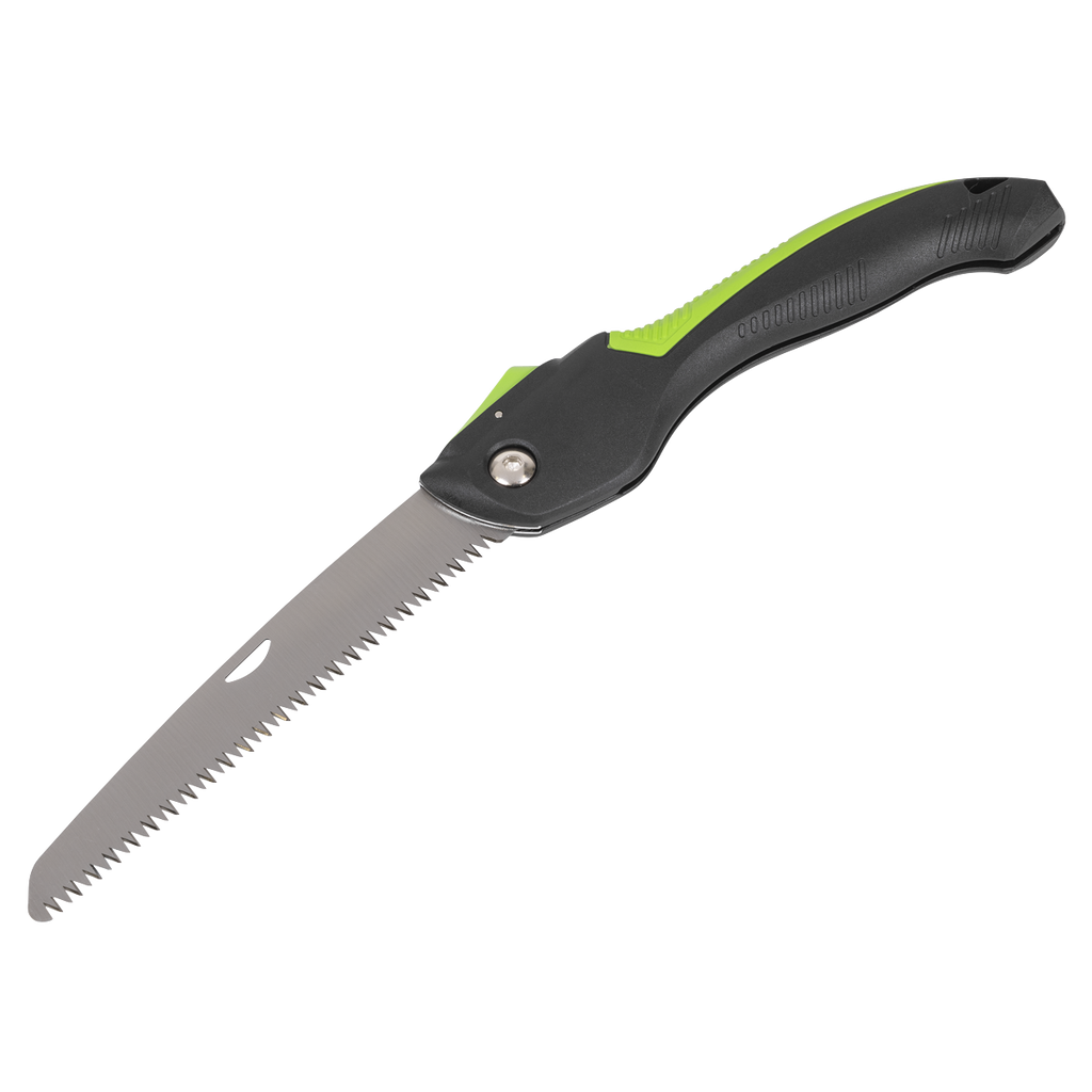 Folding Pruning Saw with Soft Grip Handle, 2 Cutting Positio