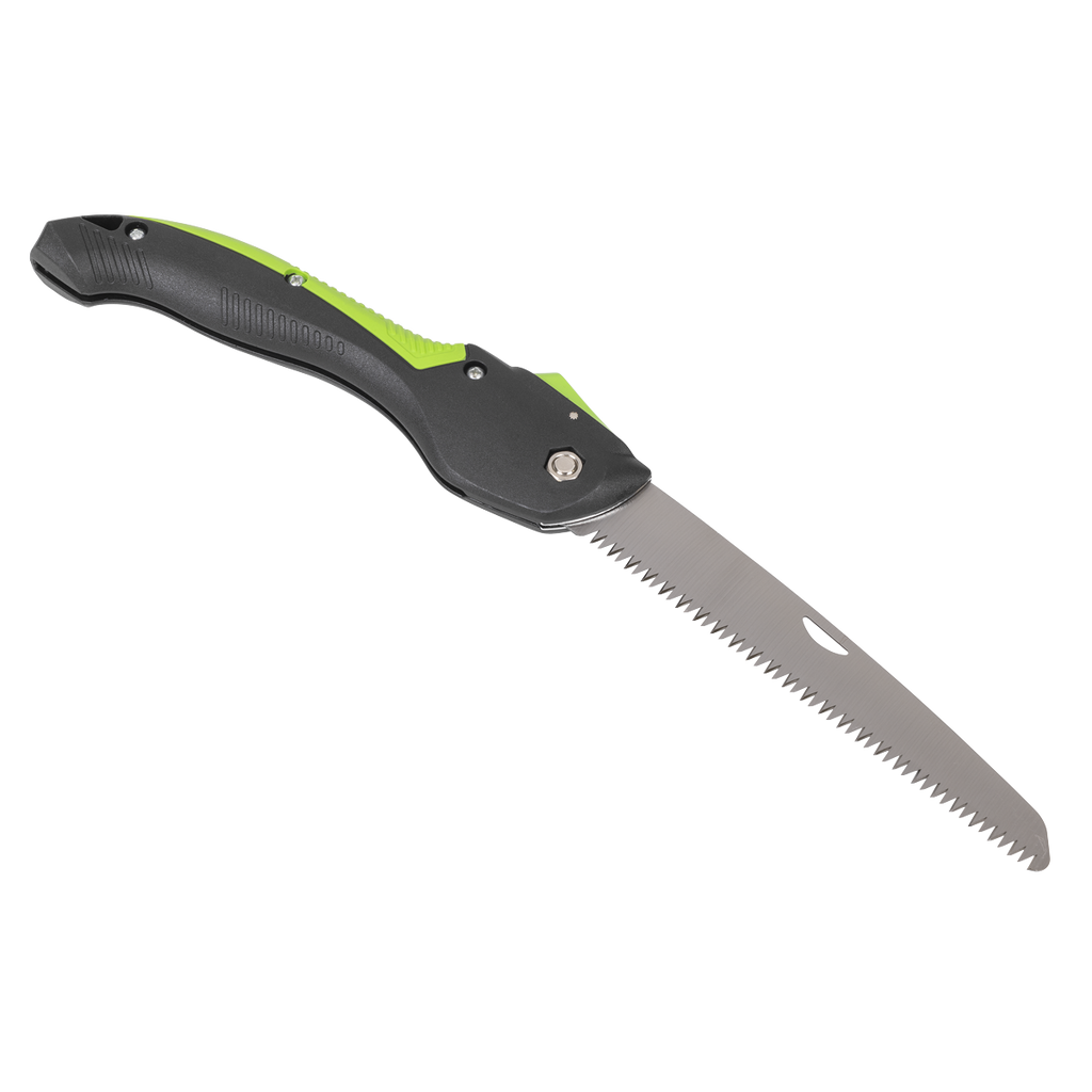 Folding Pruning Saw with Soft Grip Handle, 2 Cutting Positio