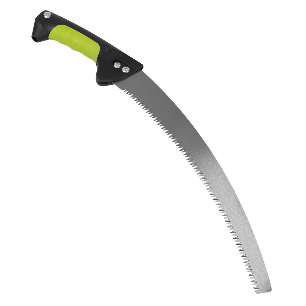 Curved Pruning Saw with Soft Grip Handle & Carbon Steel Blad