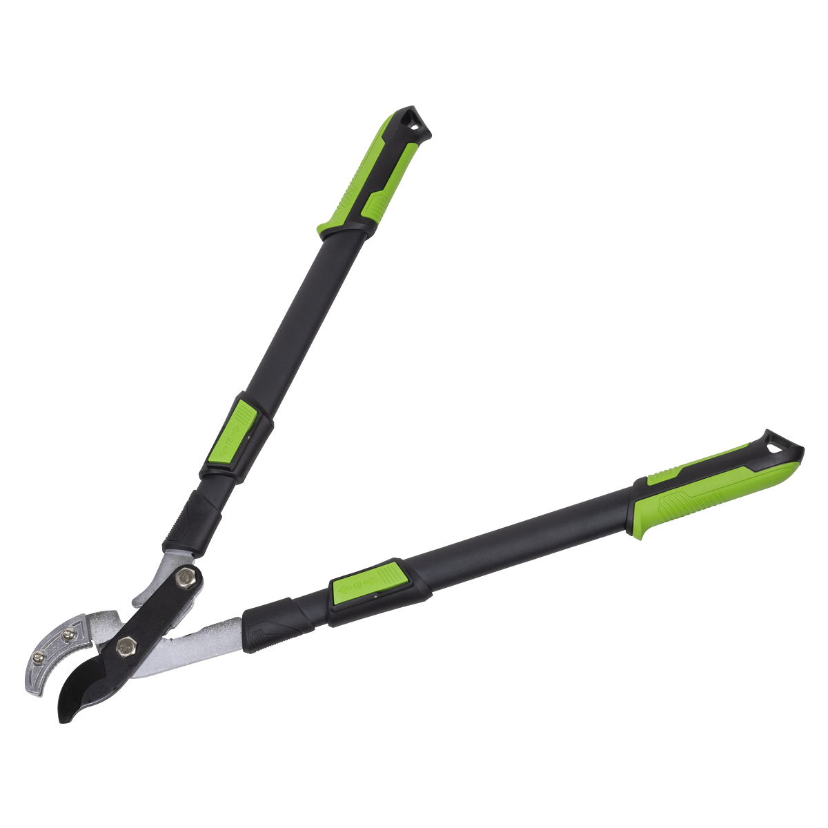 Telescopic Anvil Lopping Shears with Soft Grip Handle, Geared & Carbon Steel Blade