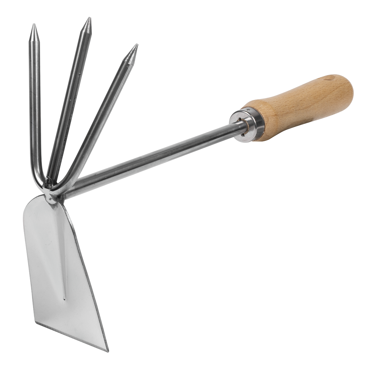 Premier  2-in-1 Hoe and Cultivator with Ash Handle & Stainle