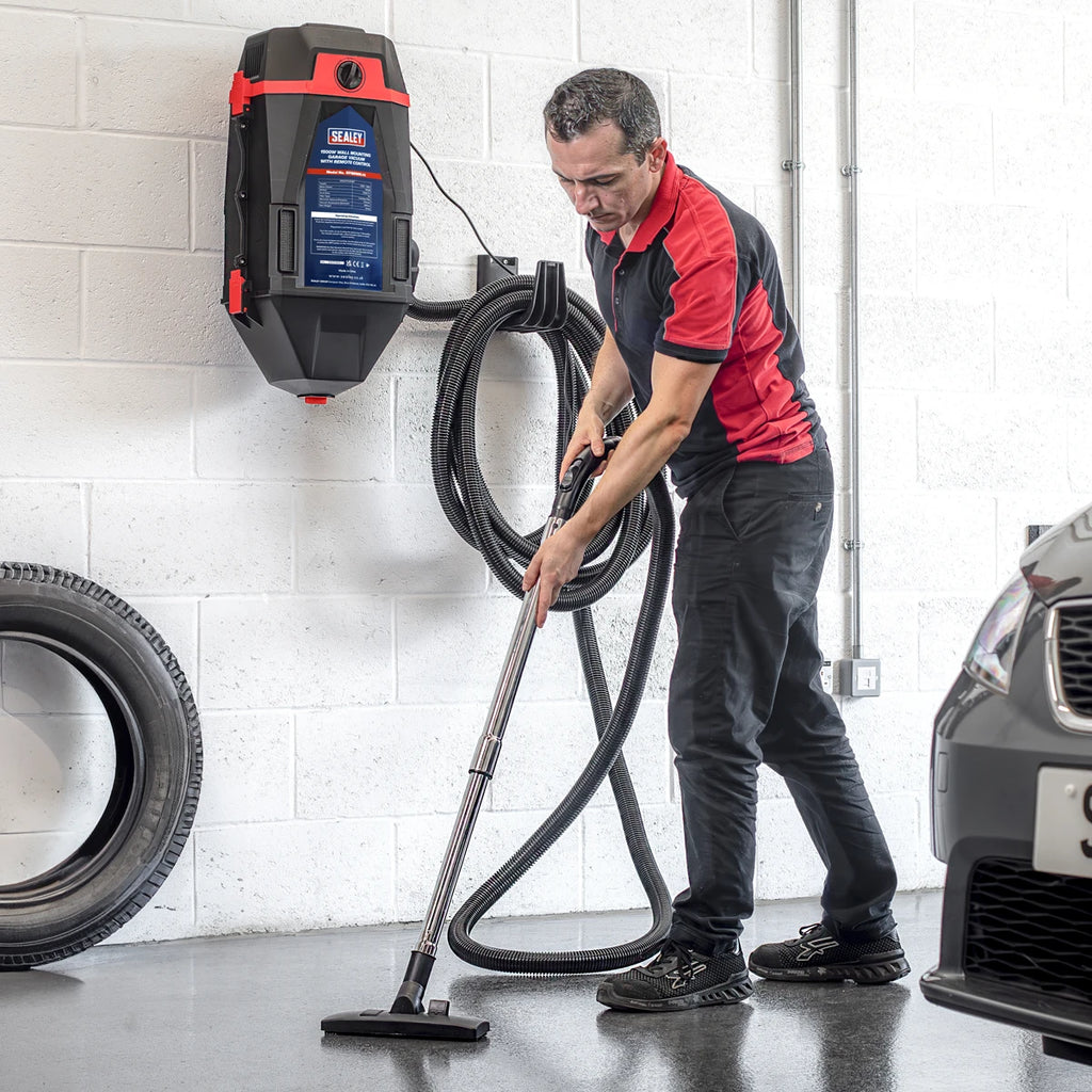 Wall Mounting Garage Vacuum with Remote Control 1200W/230V