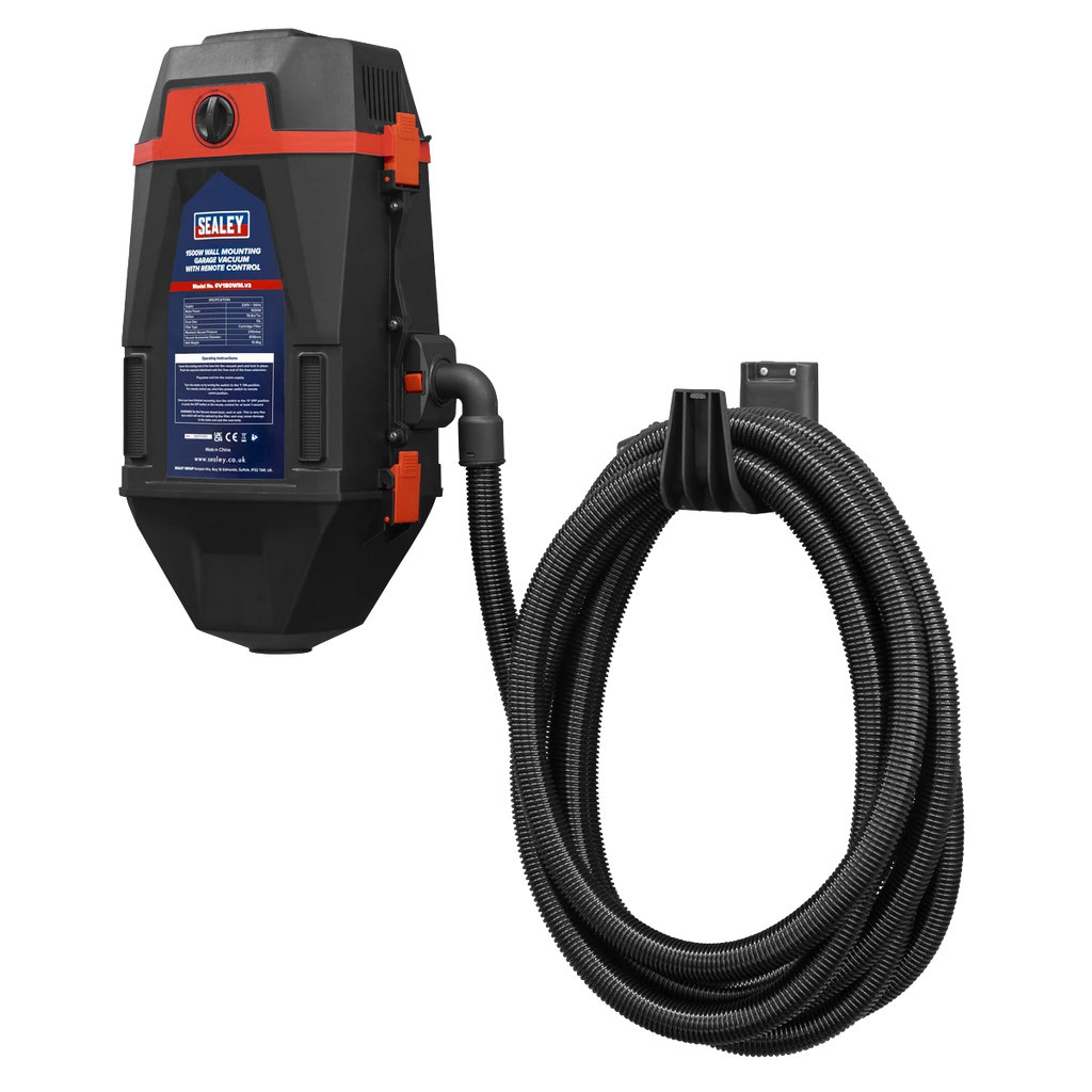 Wall Mounting Garage Vacuum with Remote Control 1200W/230V
