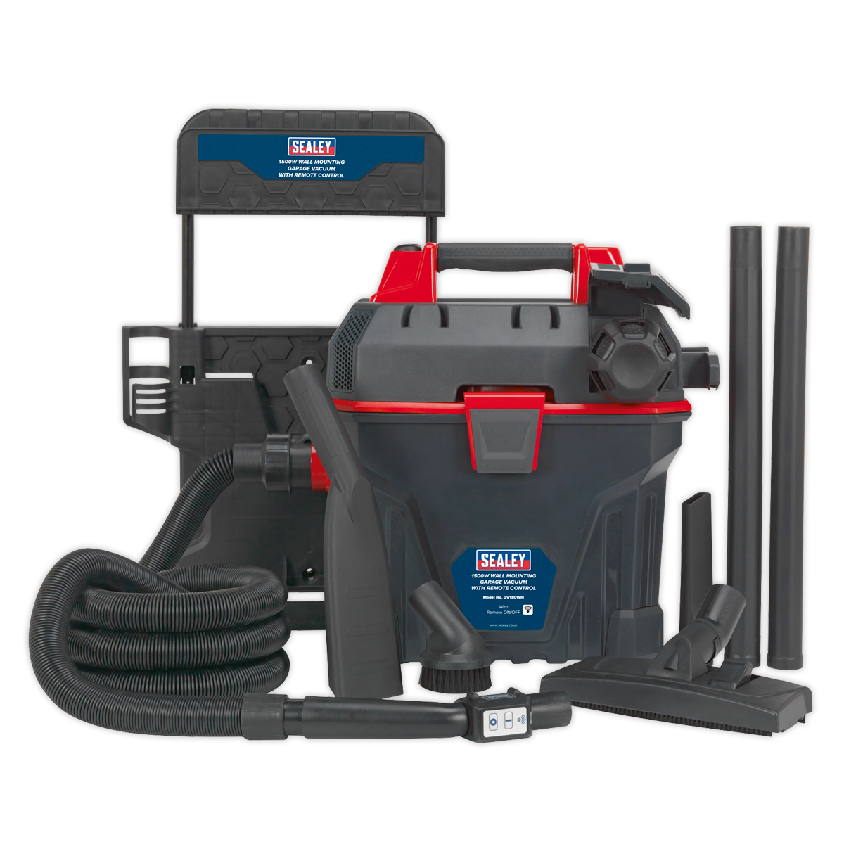 Wall Mounting Garage Vacuum with Remote Control 1500W/230V