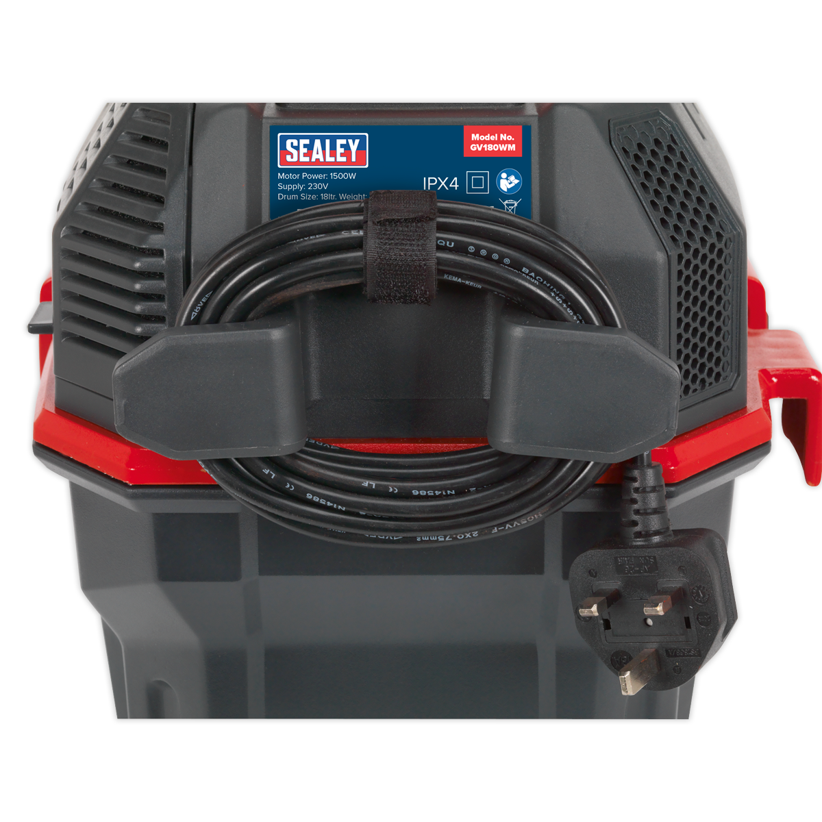 Wall Mounting Garage Vacuum with Remote Control 1500W/230V