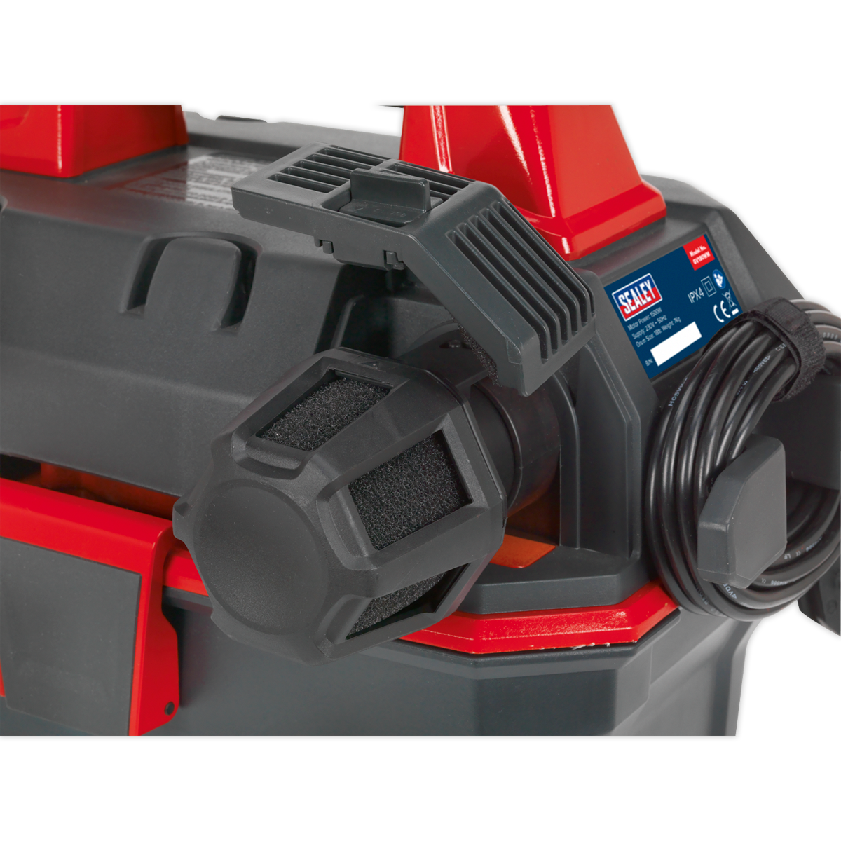 Wall Mounting Garage Vacuum with Remote Control 1500W/230V