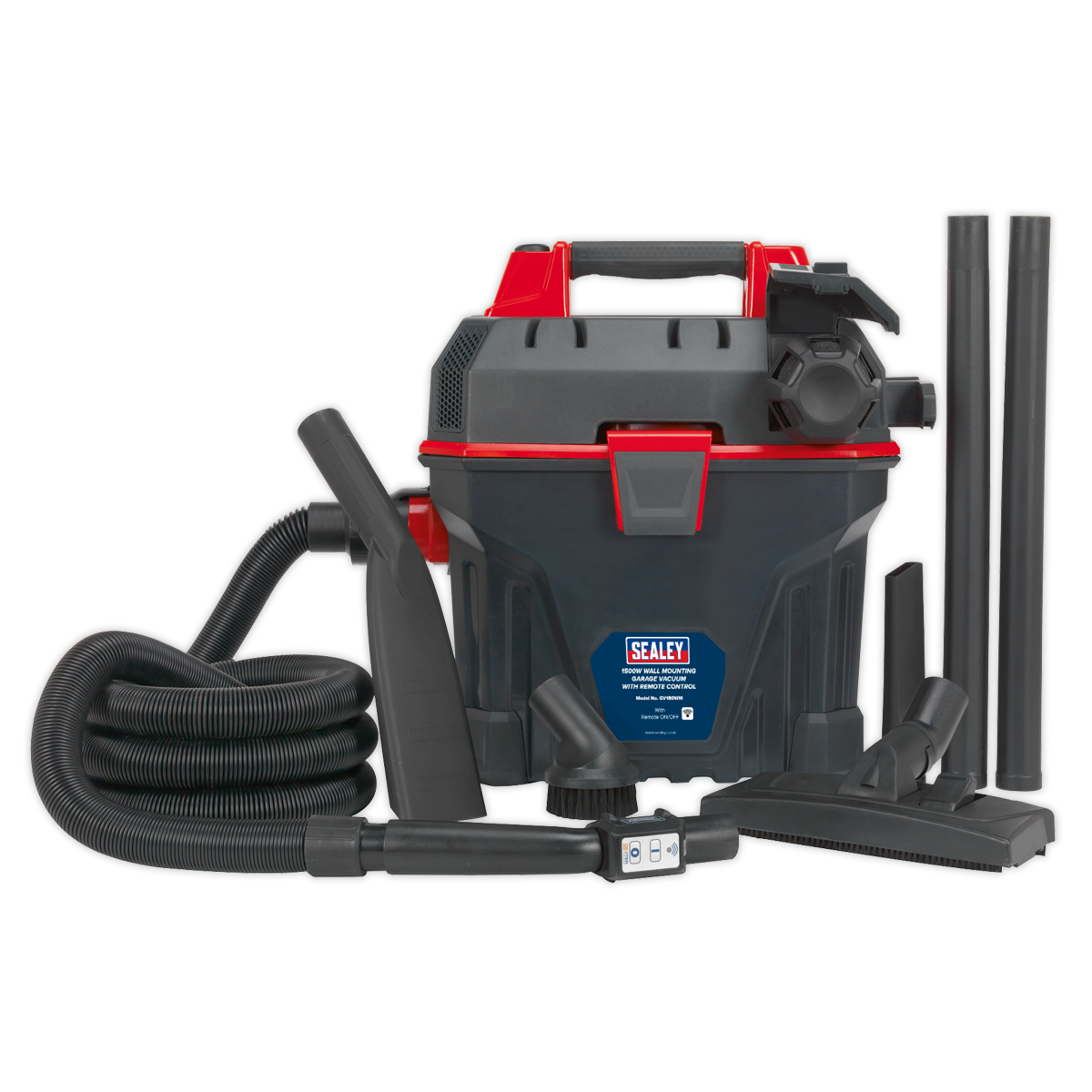 Wall Mounting Garage Vacuum with Remote Control 1500W/230V