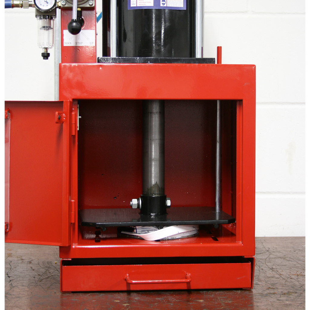 Pneumatic Paint Can Crusher 2.2 Tonne