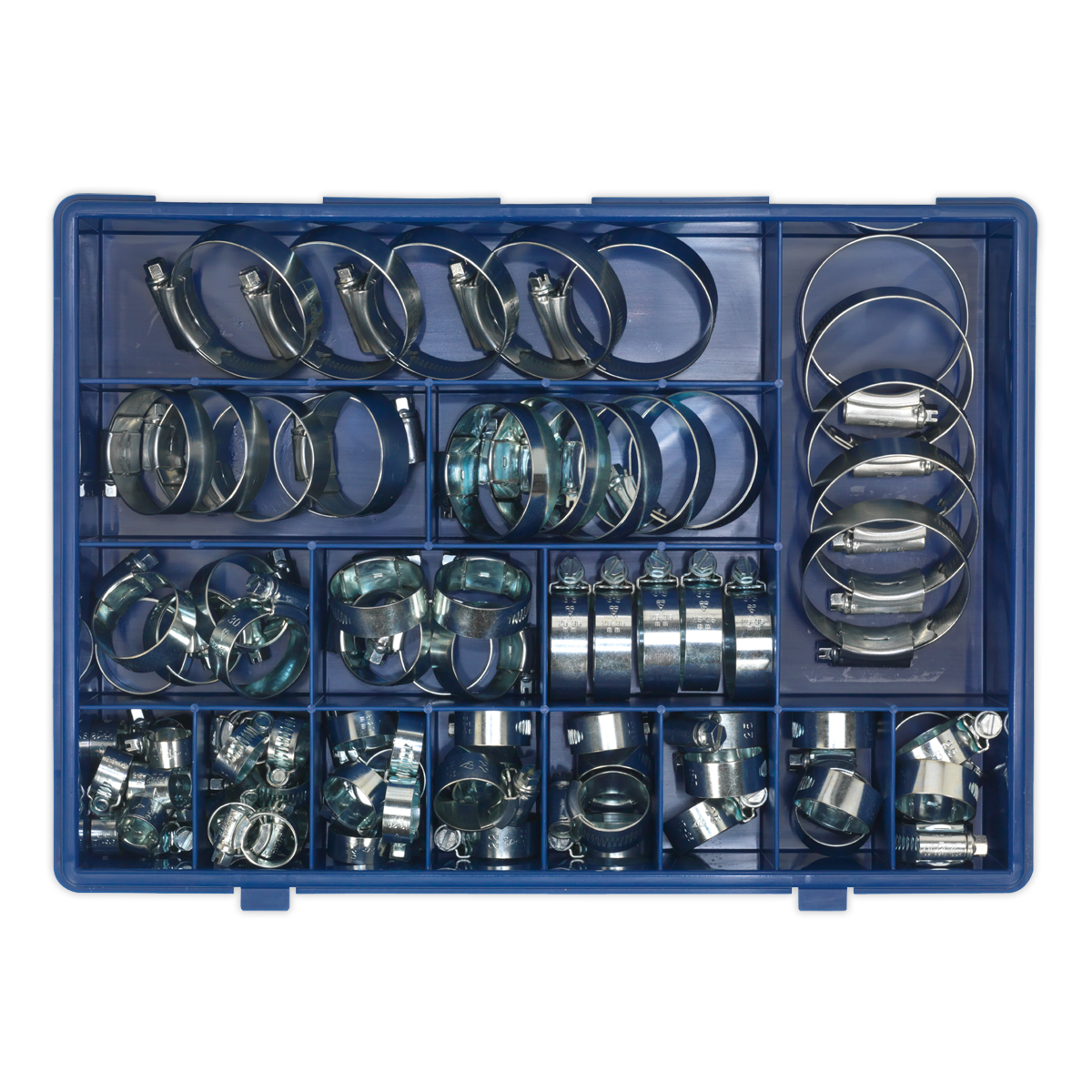 HI-GRIP® Zinc Plated Hose Clip Assortment 9.5-55mm 81pc