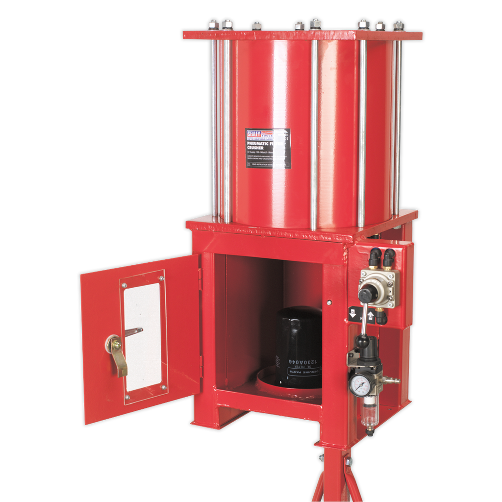 Pneumatic Oil Filter Crusher