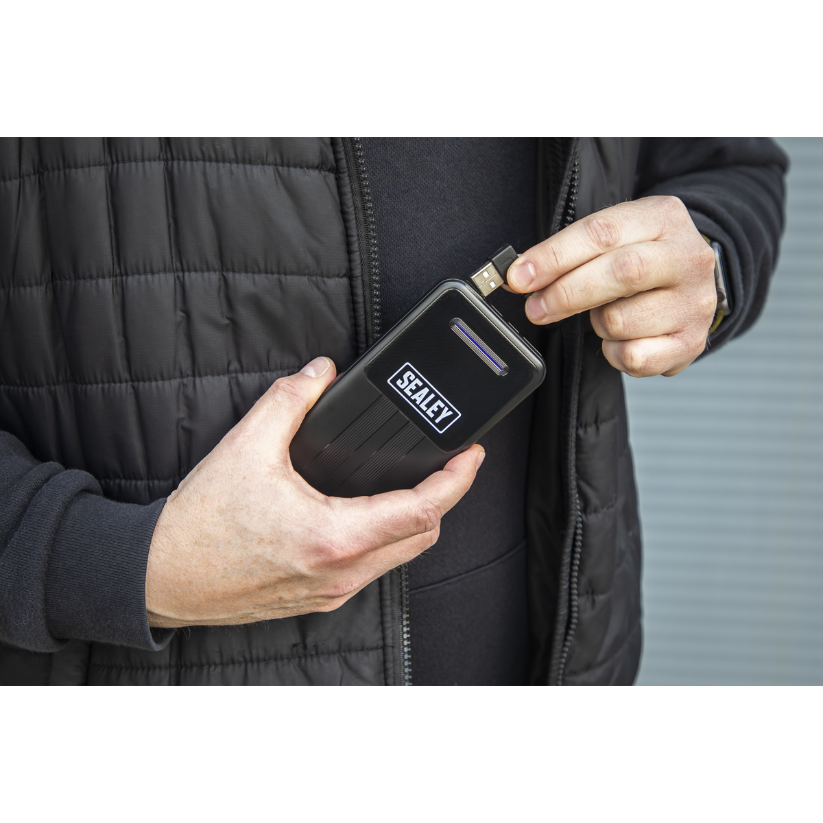 5V Heated Puffy Gilet with Power Bank 10Ah - 44" to 52" Chest