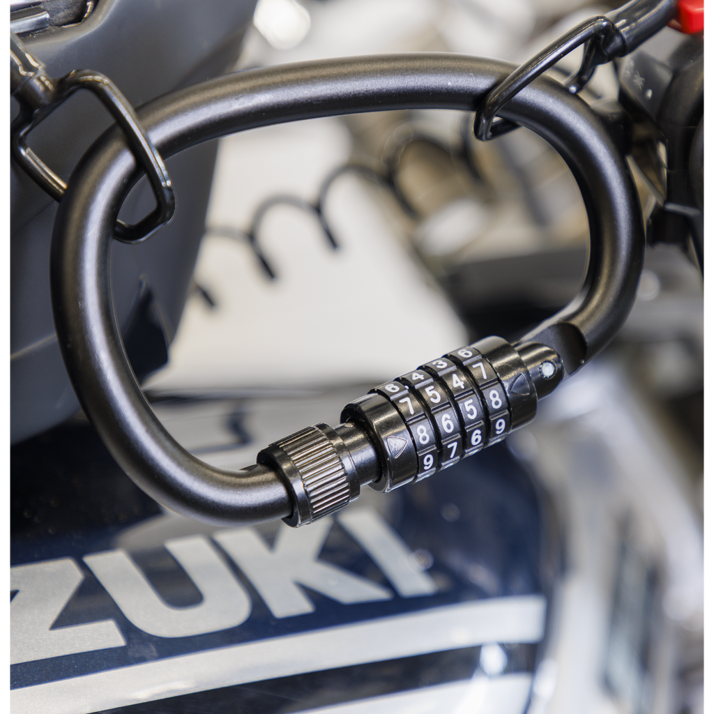 Helmet/Gear Lock with Cable