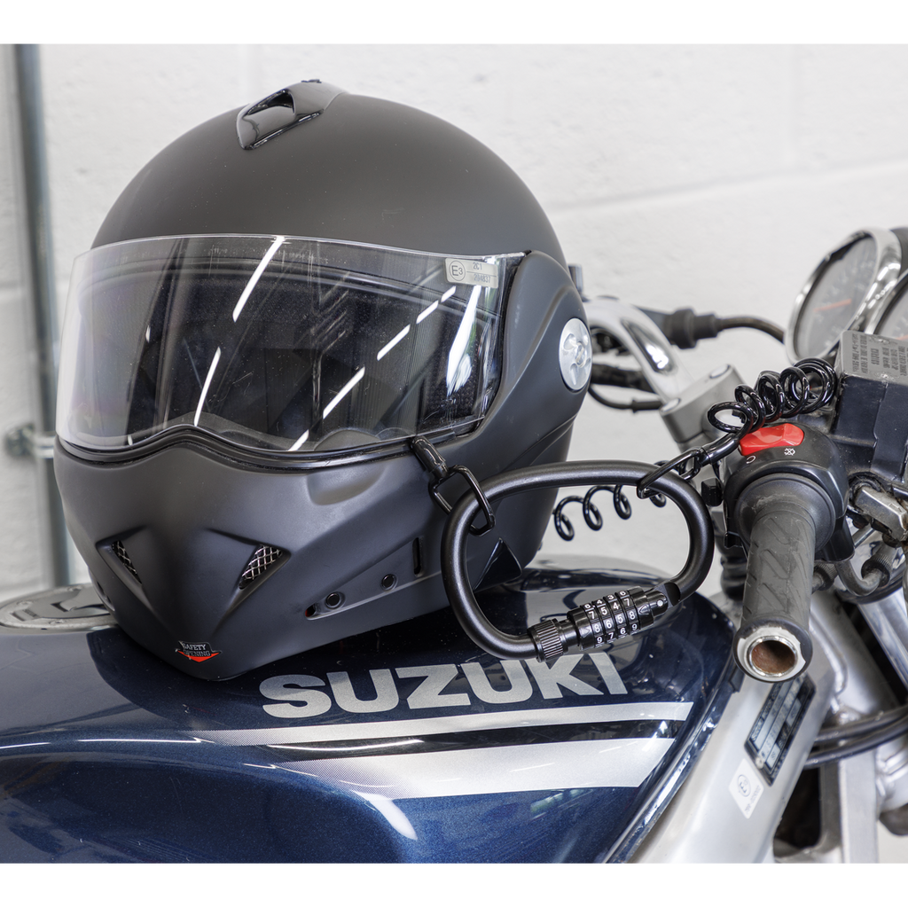 Helmet/Gear Lock with Cable