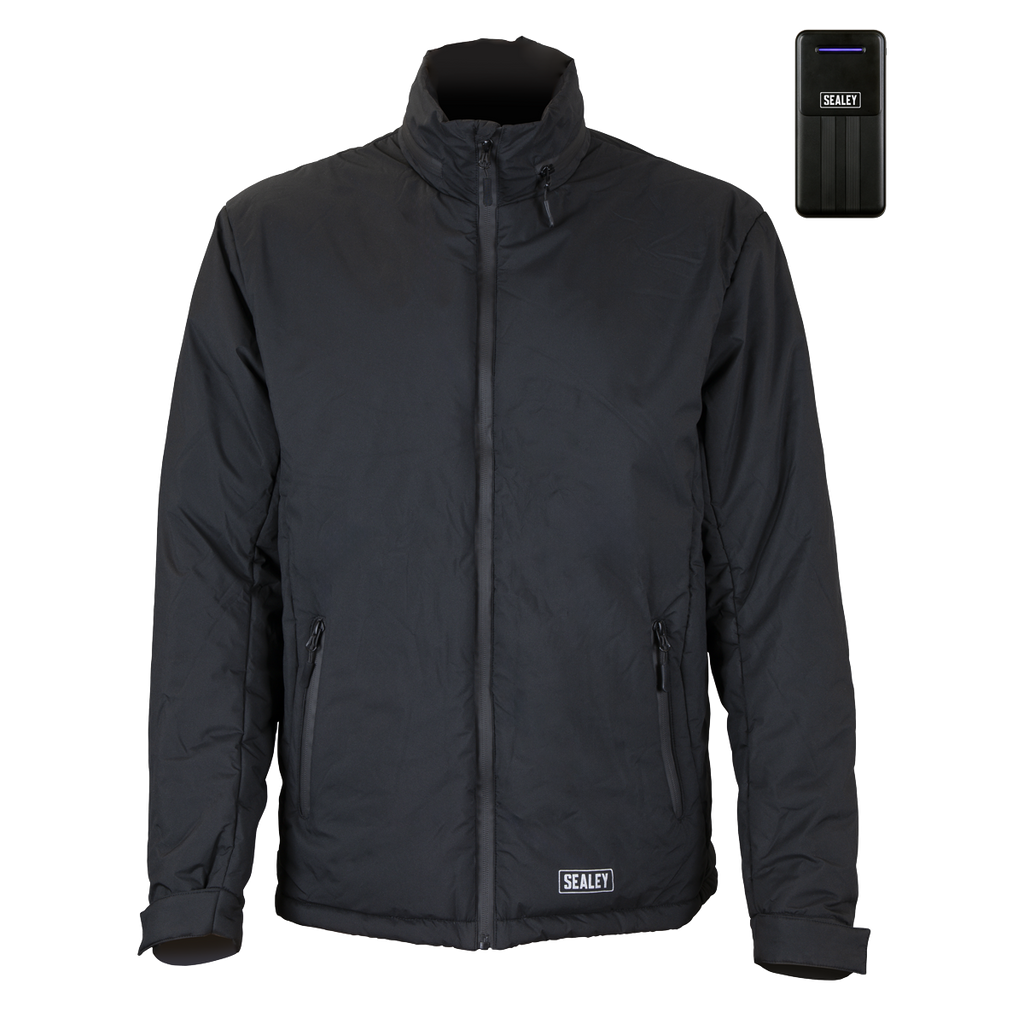 5V Heated Rain Jacket with Power Bank 10Ah - Large