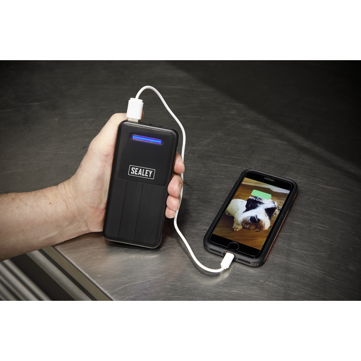 5V Heated Rain Jacket with Power Bank 20Ah - X-Large