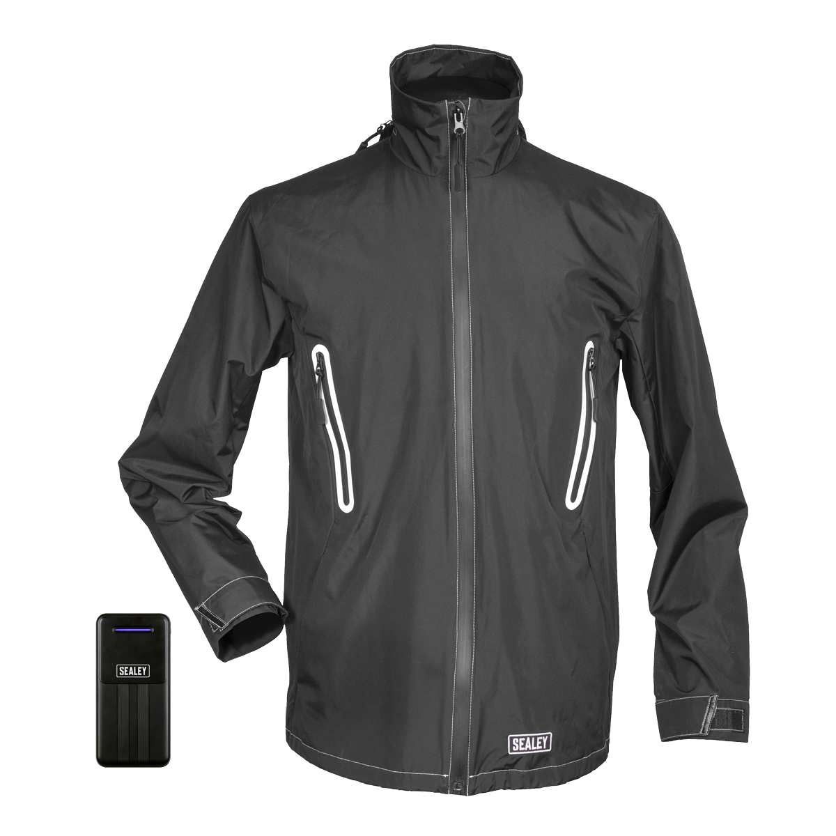 5V Heated Rain Jacket with Power Bank 20Ah - X-Large