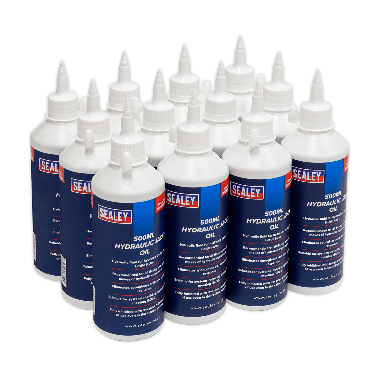 Hydraulic Jack Oil 500ml - Pack of 12