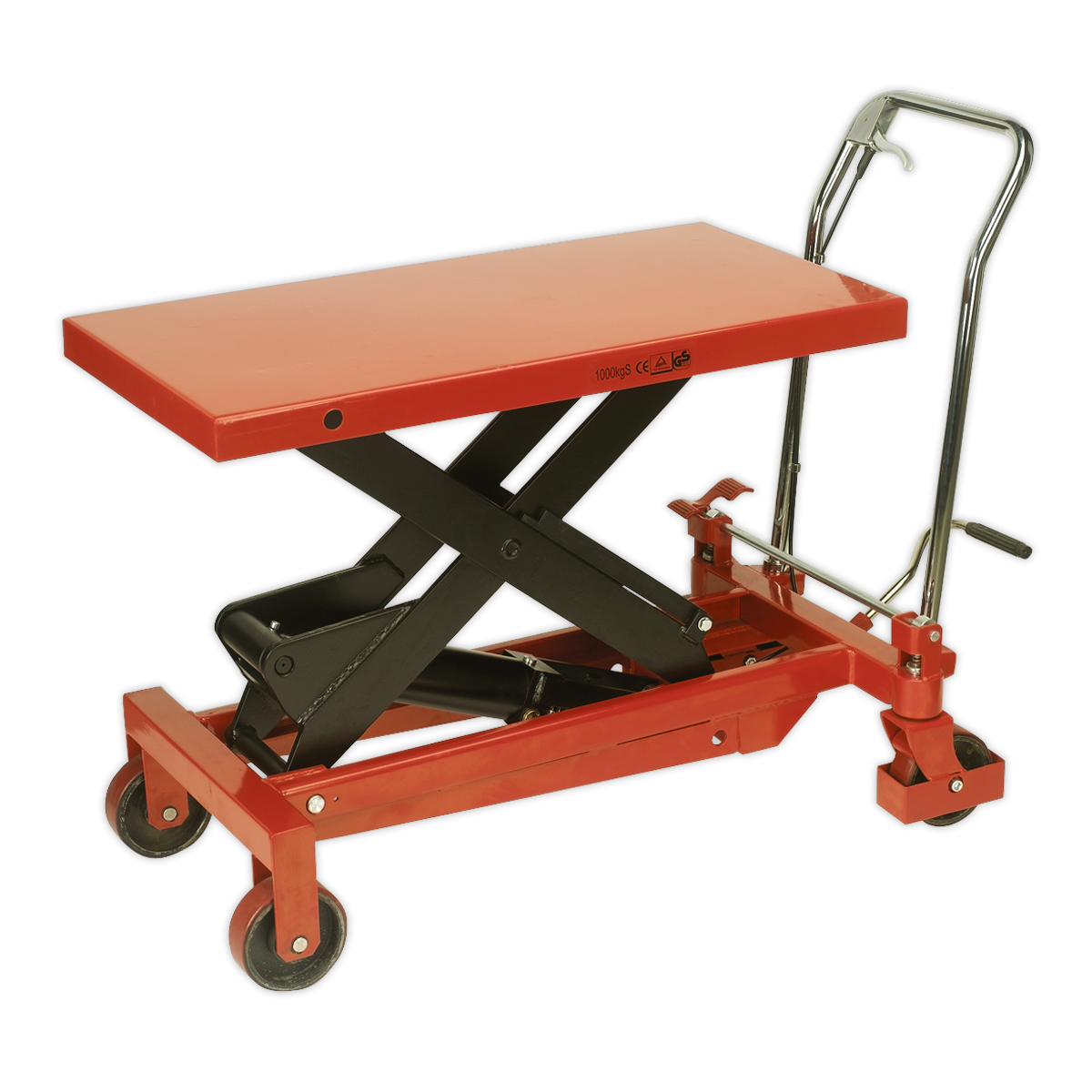 Hydraulic Scissor Lift Platform Table 1000kg Capacity