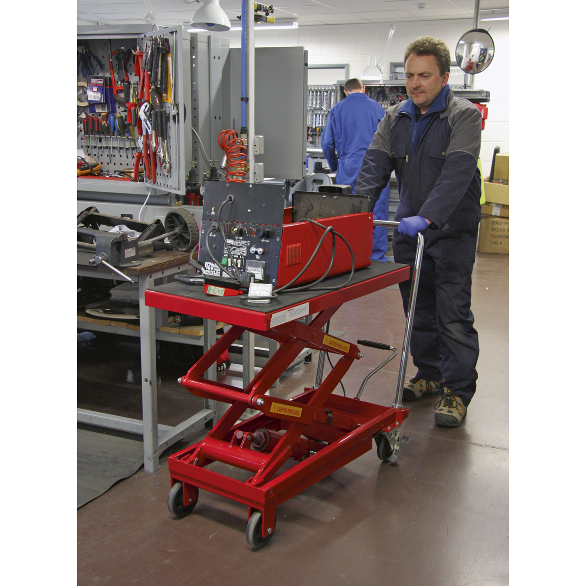 Hydraulic Scissor Lift Platform Table 300kg Capacity