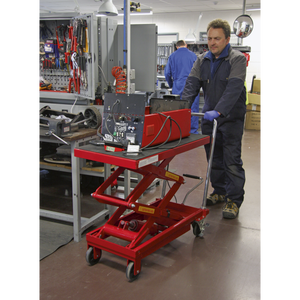 Hydraulic Scissor Lift Platform Table 300kg Capacity