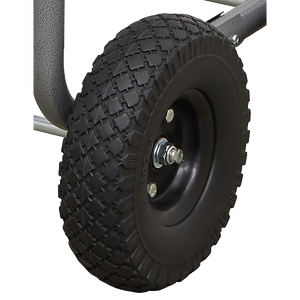 Heavy-Duty Hose Reel Cart with 30m Heavy-Duty Ø19mm Hot & Cold Rubber Water Hose
